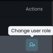 Change user role