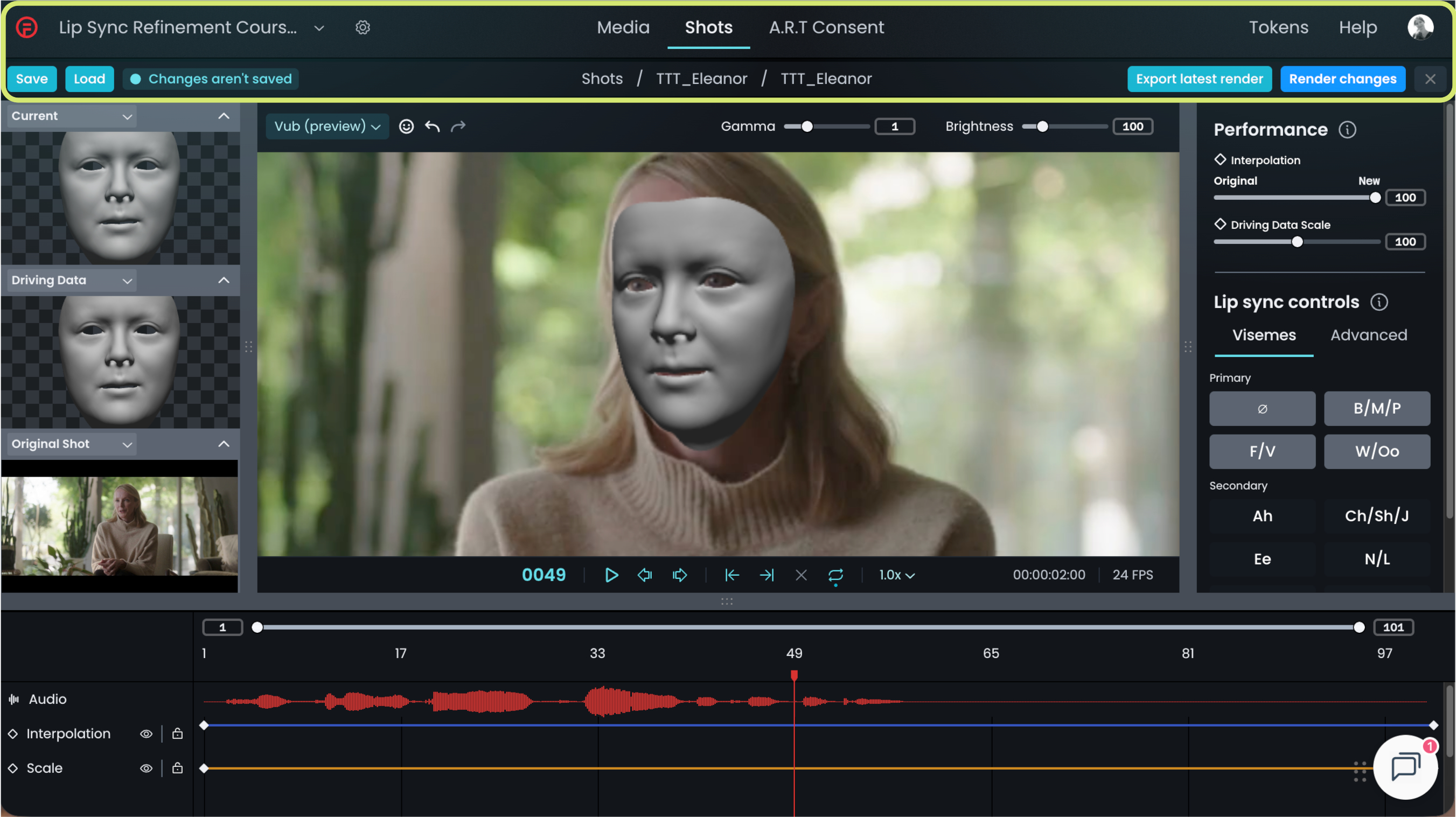 Header Controls Highlighted New UI