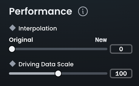 Interpolation Scale controls New UI
