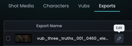 Rename Export New UI