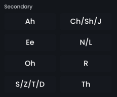 Secondary Mouth Shapes New UI