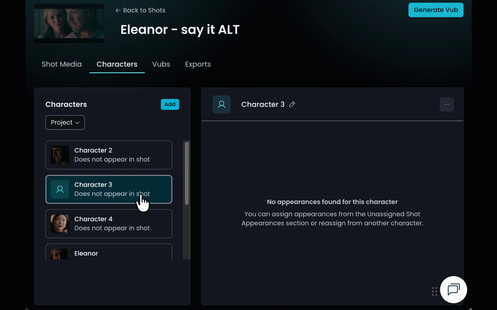 Deleting a Character New UI