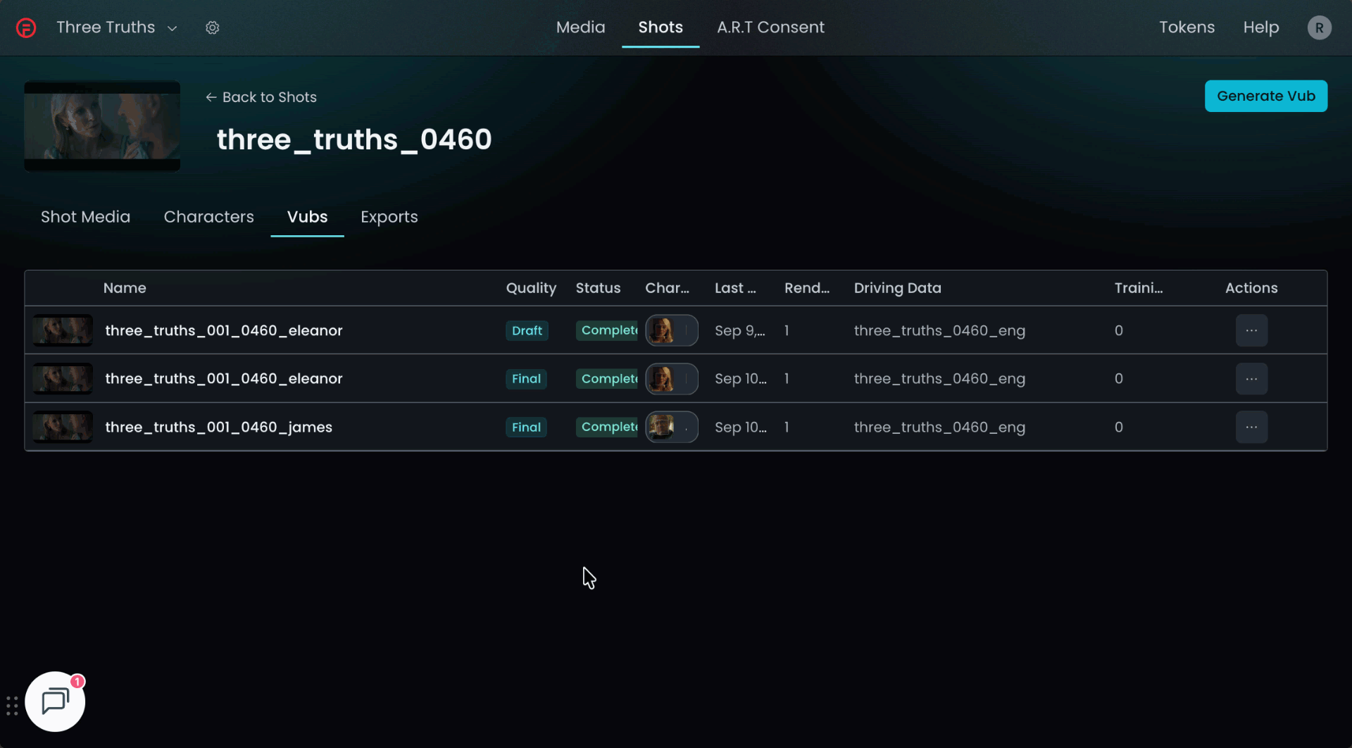 Export from Vub Panel New UI