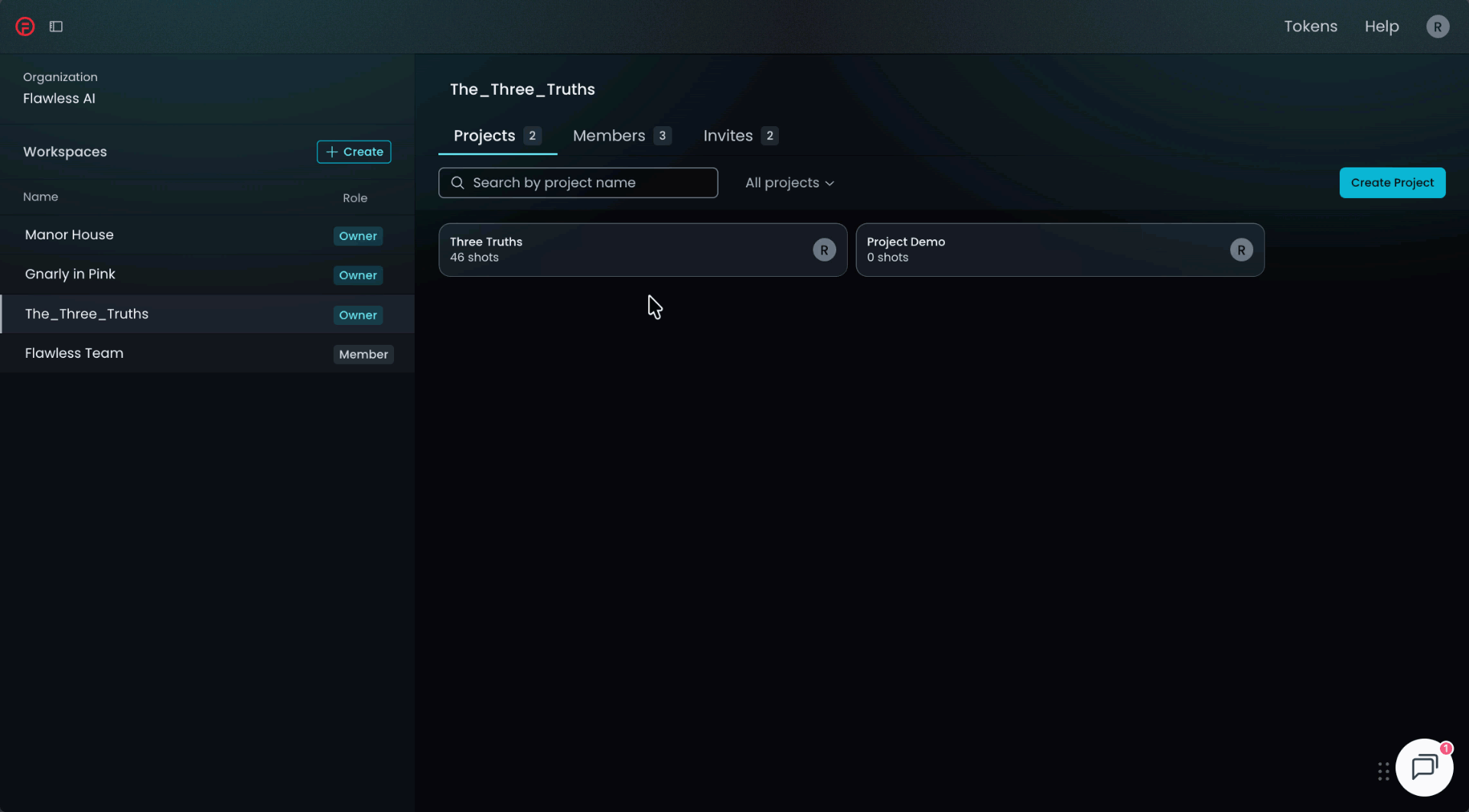 project settings new UI
