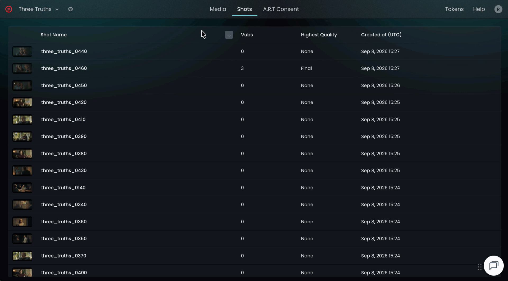 see pending consent timeline new UI